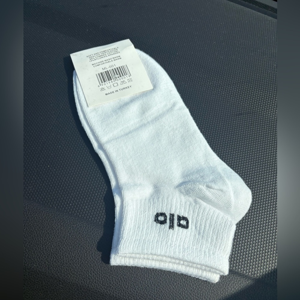 ALO White Casual Socks - Picture 2 of 2